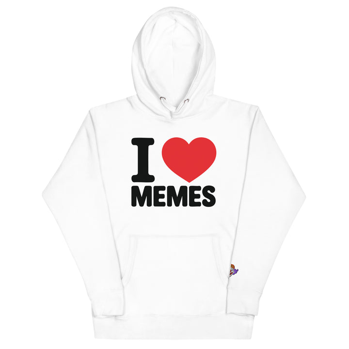 I Love Memes - Front Design & Embroidery - Unisex Hoodie