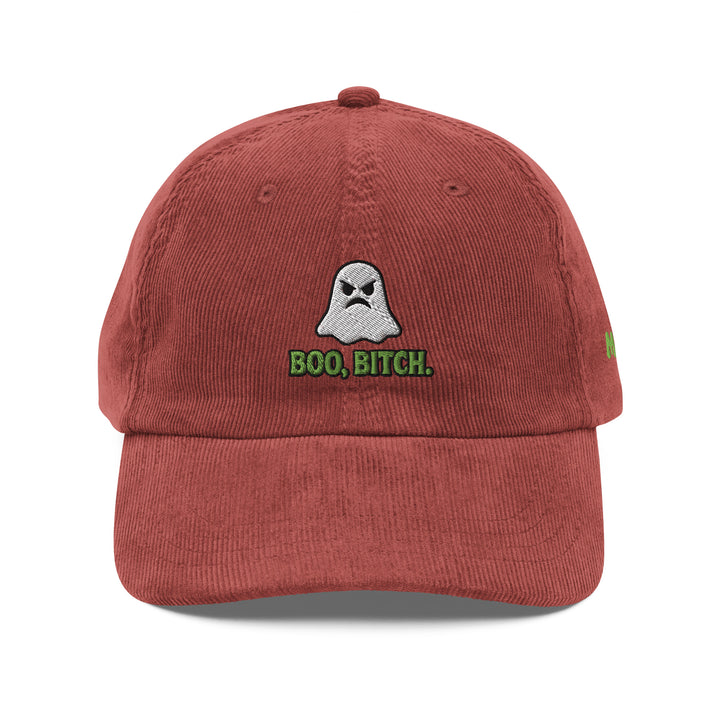Boo, Bitch. - Vintage corduroy cap